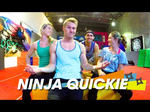 American Ninja Warrior Jessie Graff | NINJA QUICKIE RELAY
