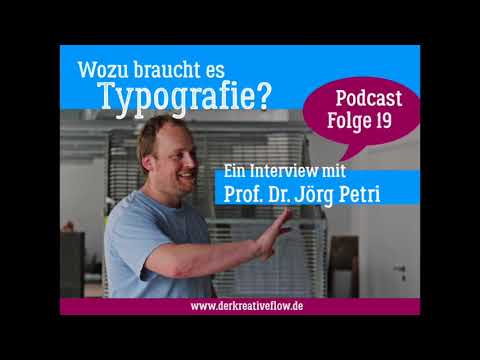 Podcast "Der kreative Flow" von Roberta Bergmann: Folge 19 – Wozu braucht es Typografie?