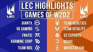 Download the video "LEC Highlights ALL GAMES Week 2 Day 2 | LEC 2025 Winter Split"