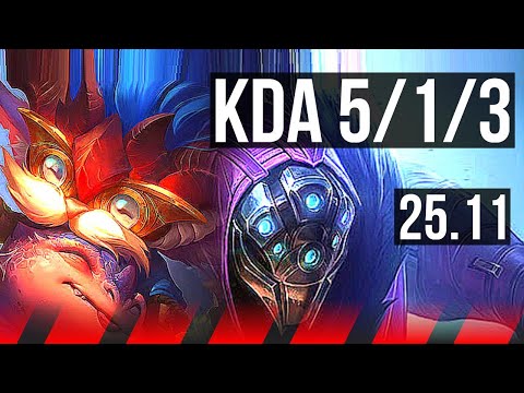 HEIMERDINGER vs JAX (TOP) | 5/1/3 | EUW Master | 25.11