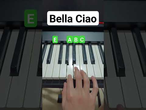 How to play Bella Ciao on Piano