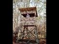 The HUGE Deer Blind Project - Pic's and Video's ...