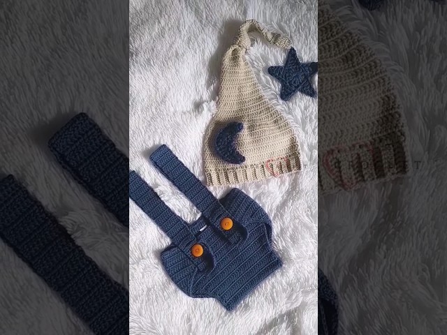 Vídeo relacionado con FUNNETOYU Conjunto de Disfraces para Fotografía de Ñiño Recién Nacido 3 Piezas de Tejido de Hilo Accesorios para Fotos Gorro Pantalones y Zanahoria Adecuado para Shower y Cumpleaños