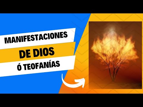 Las teofanías (Las maneras en que Dios se ha dado a conocer a través del tiempo)