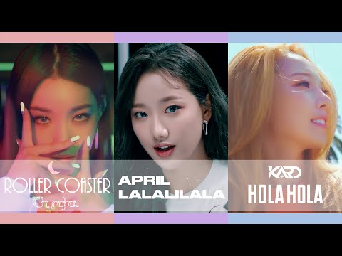 APRIL X CHUNGHA청하 X KARD – LALALILALA X Roller Coaster X Hola Hola MASHUP