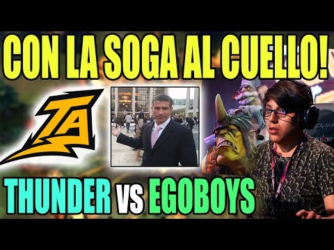 THUNDER vs EGOBOYS - CON LA SOGA AL CUELLO!!! - CLASIF. EPICENTER MAJOR SA 2019