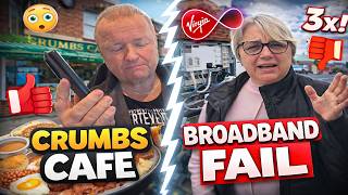 We Tried Crumbs Cafe in Boston UK ☕ Then Virgin Media FAILED Our Fibre Install AGAIN