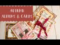 Autumn Waterfall Albums & Cards (and where I’ve been!)