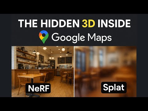 The Hidden 3D Inside Google Maps (Gaussian Splatting)