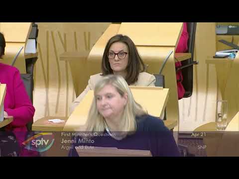 Jenni Minto MSP - FMQ 21/04/2022
