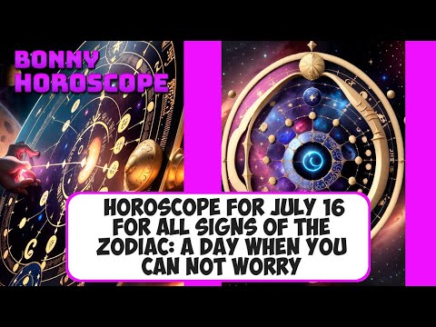 Horoscope for July 16 for all signs of the zodiac: a day when you can not worry