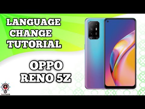 Oppo Reno 5Z  language Change full setting | how to change language |
