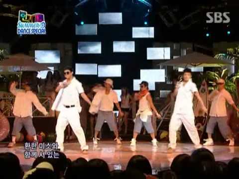 2PM  taecyeon & wooyoung - In summer @ SBS Inkigayo 인기가요 090802