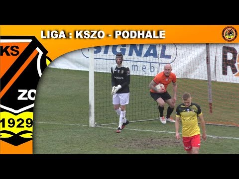 WIDEO: KSZO Ostrowiec Świętokrzyski - Podhale Nowy Targ 2-3 [SKRÓT MECZU]