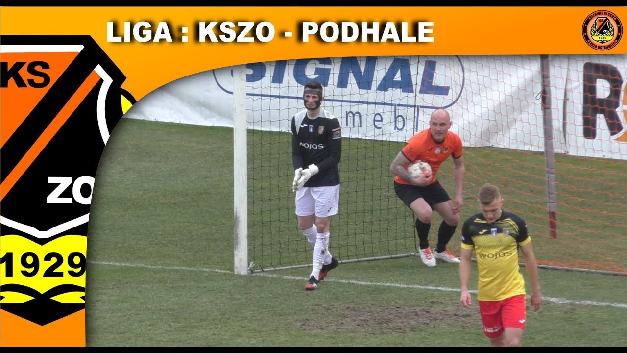 WIDEO: KSZO Ostrowiec Świętokrzyski - Podhale Nowy Targ 2-3 [SKRÓT MECZU]