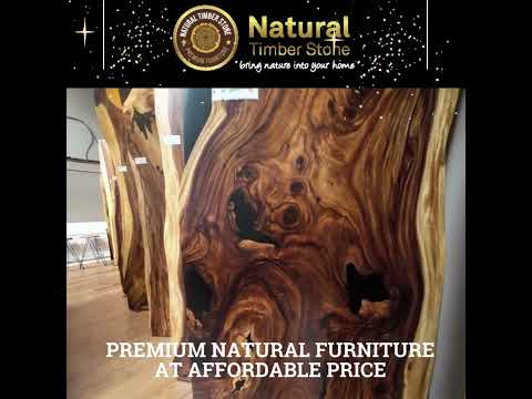 NATURAL WOOD FURNITURE - Live Edge Wood Furniture