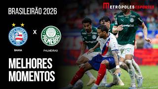 Bahia 1 x 2 Palmeiras | Melhores Momentos | Brasileirão 2026