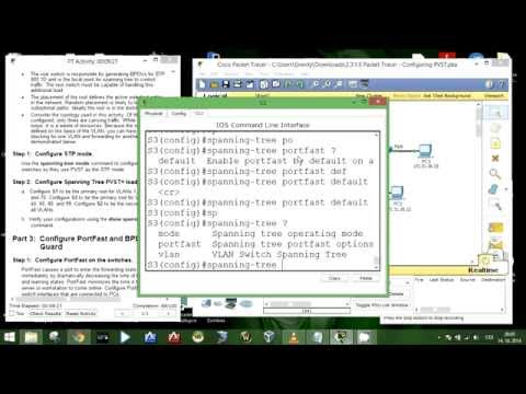 CCNA 3 Packet Tracer Activity 2.3.1.5 solution
