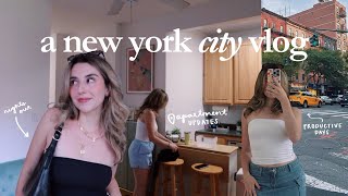 real life lately in nyc *nights out, days in & apartment updates*