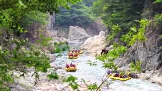 preview picture of video 'ラフティング みなかみ CANYONS Summer Rafting'