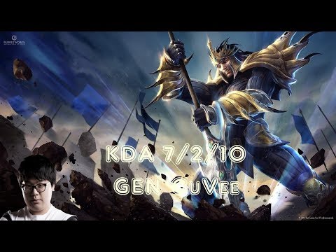 GEN CuVee JARVAN IV vs CAMILLE Top (League Of Legends Challenger Replay)