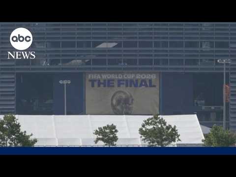 Security is stepped up for the World Cup final