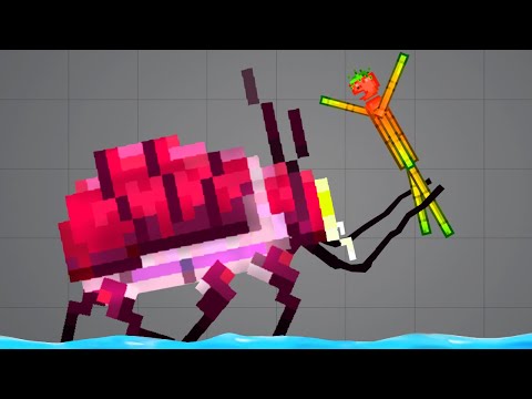 TERRIFYING Monsters EAT RAGDOLLS in Ragdoll Playground Mod Gameplay