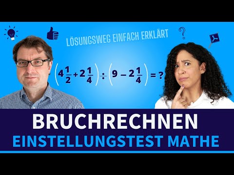 Bruchrechnen | Einstellungstest Mathe Aufgaben trainieren #einstellungstest #mathe