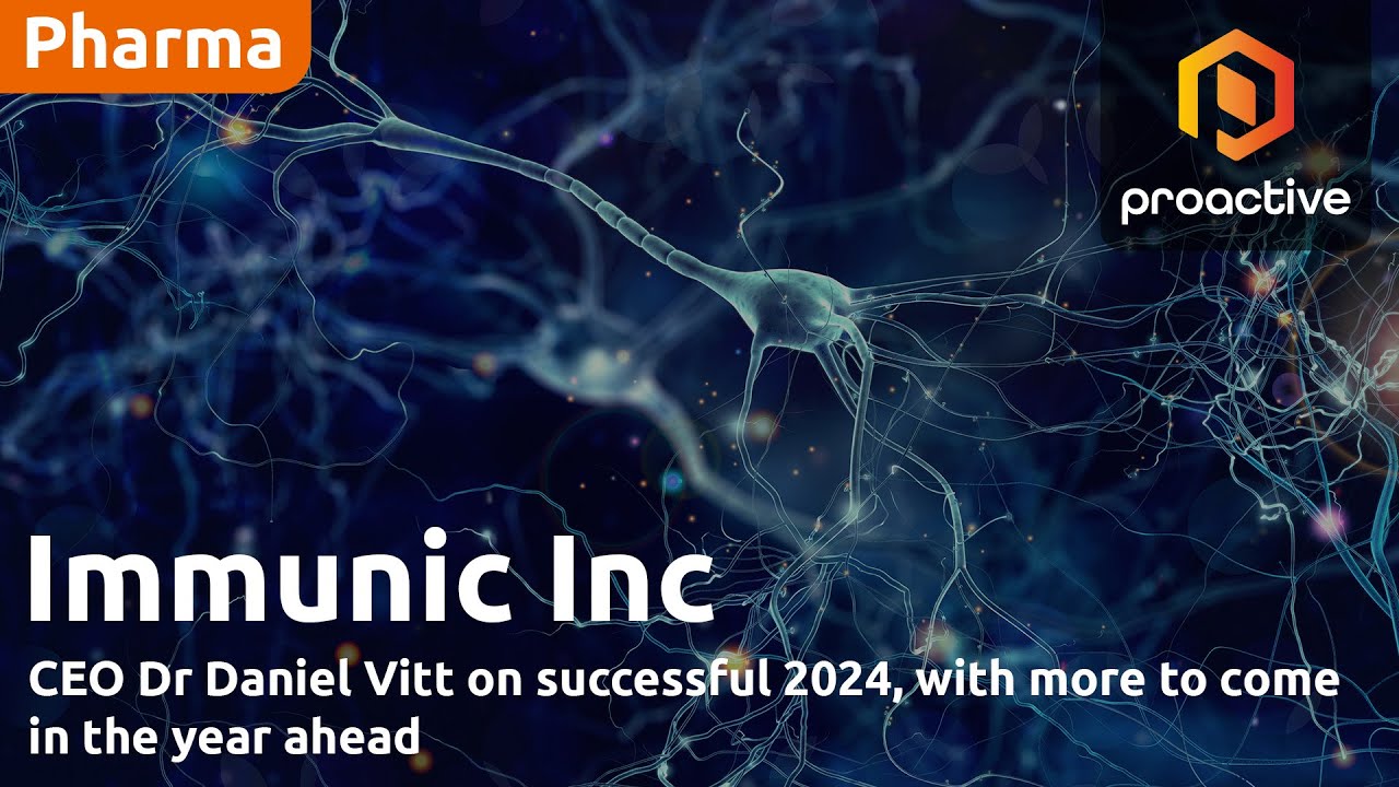 Immunic CEO Dr Daniel Vitt on successful 2024, with more to come in the year ahead