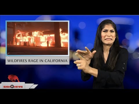 Wildfires rage in California (ASL - 11.9.18)