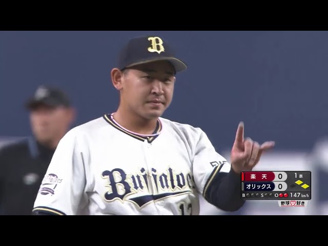 【1回表】バファローズ・ドラフト1位ルーキー宮城 プロ初登板初先発でイーグルス・浅村からプロ初奪三振を奪う!! 2020/10/4 B-E