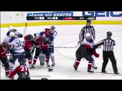 Colton Orr vs Shaone Morrisonn Jan 15, 2010