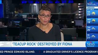Prince Edward Island's iconic Teacup Rock destroyed by Fiona