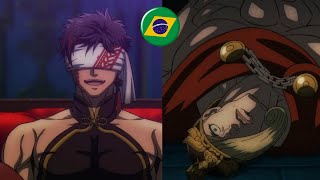 🇧🇷 QIN SHI HUANG HUMILHOU O ARES! 😲 RECORD OF RAGNAROK  3 TEMP (DUBLADO)