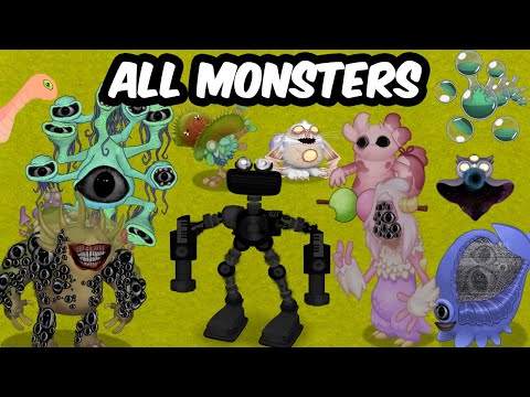 MonsterBox DEMENTED DREAM ISLAND ALL FANMADE MONSTERS | MSM TLL Incredibox