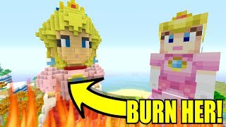 Minecraft Switch - IS THAT PRINCESS PEACH?! BURN HER! [ANGRY] [2]