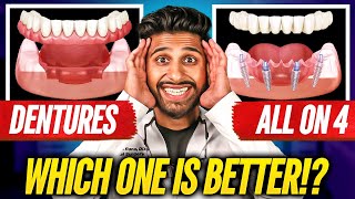 Dentures vs. All on 4 Implants: Which One Should You Choose?