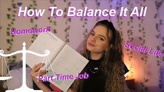 How I Balance 2 Jobs, Uni Work & A Social Life