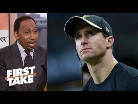 Watch Stephen A. Smith Forget To Put Drew Brees On Top-5 Playoff QBs List