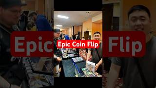 Prismatic ETB Coin Flip #pokemon #godisgood #pov #pokemoncards #flip #coinflip #fyp #vendor #cards