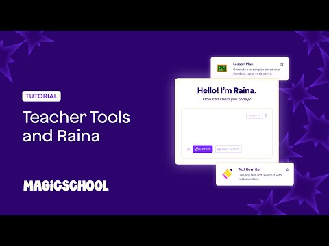 Magic School Walkthrough: Using AI Tools and Introducing Raina, the Instructional Coach Chatbot