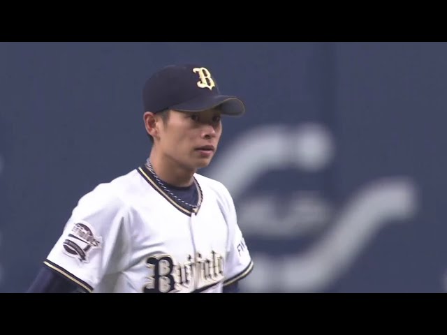 【5回表】最後は切れ味抜群のスライダー‼ バファローズ・山岡が5回無失点の投球‼ 2019/7/16 B-E