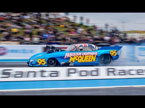 FIA Pro Mod 1953 - John Tebenham - Engine Size 521ci - Santa Pod Raceway 2019