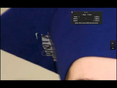 Using the cloning tool in Aperture