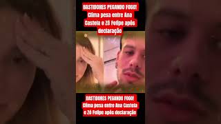 BASTIDORES PEGANDO FOGO! Clima pesa entre Ana Castela e Zé Felipe após declaração
