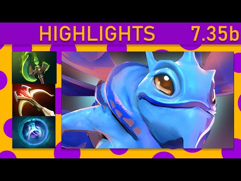 ⭐Nicky`Cool Puck 20+ Kills! Mid Highlights 7.35b - Dota 2 Top MMR