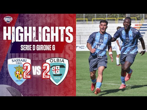 Calcio Serie D Gir. G - Sassari Calcio Latte Dolce - Olbia Calcio 1905 2-2 (Highlights)