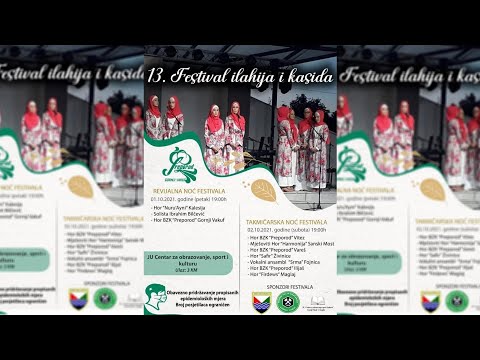 13. Festival ilahija i kasida "Gornji Vakuf 2021" - takmičarska noć