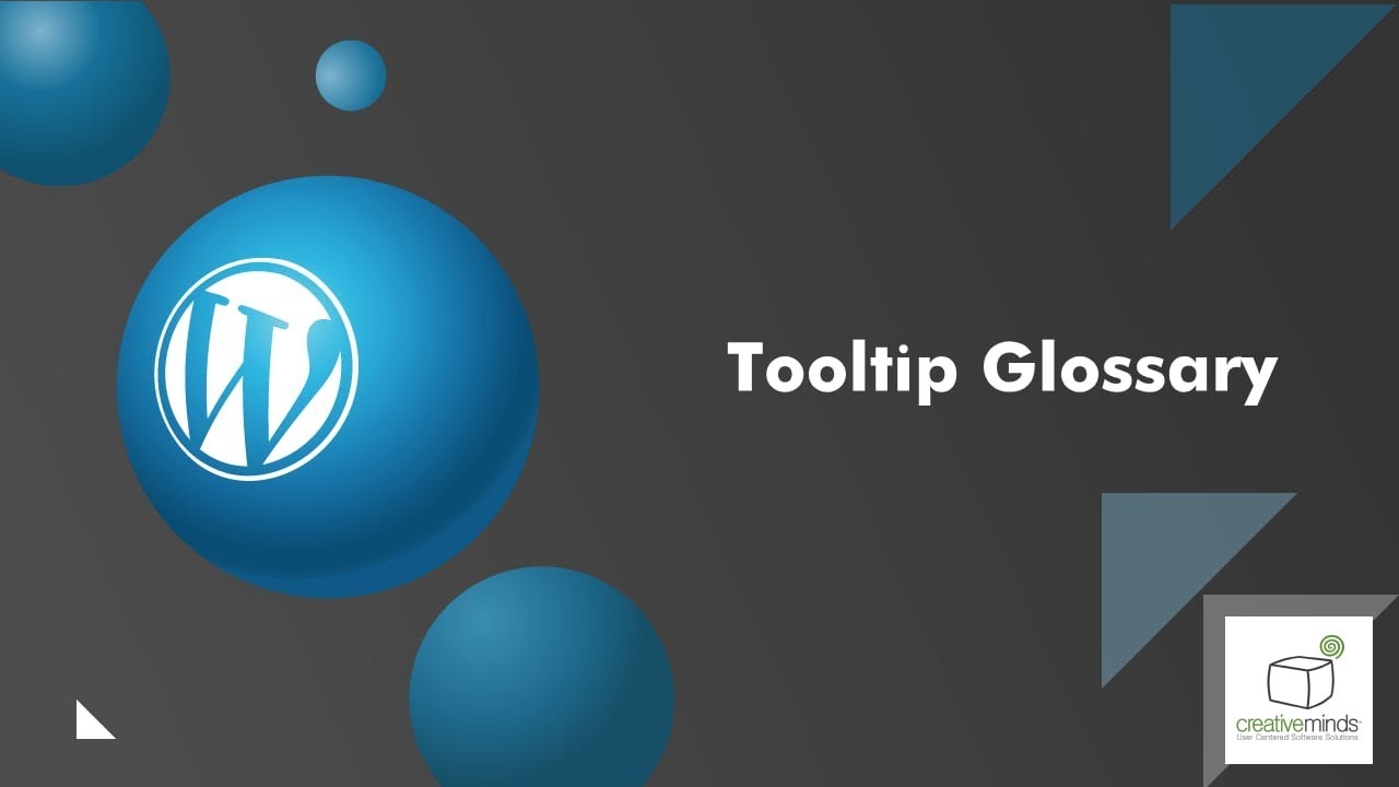 Tooltip Glossary Plugin demo video