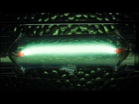 Mercury arc discharge.